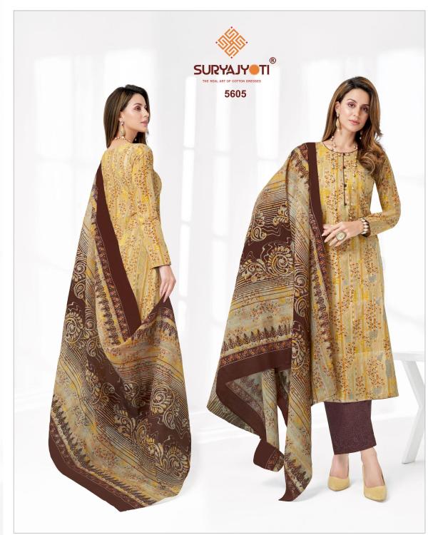 Suryajyoti Premium Trendy Cotton Vol-56 Cotton Patiyala Dress Material